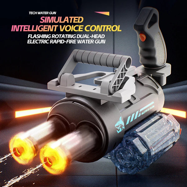 Electric Water Blaster – Dual Nozzle Rapid-Fire Water Gun