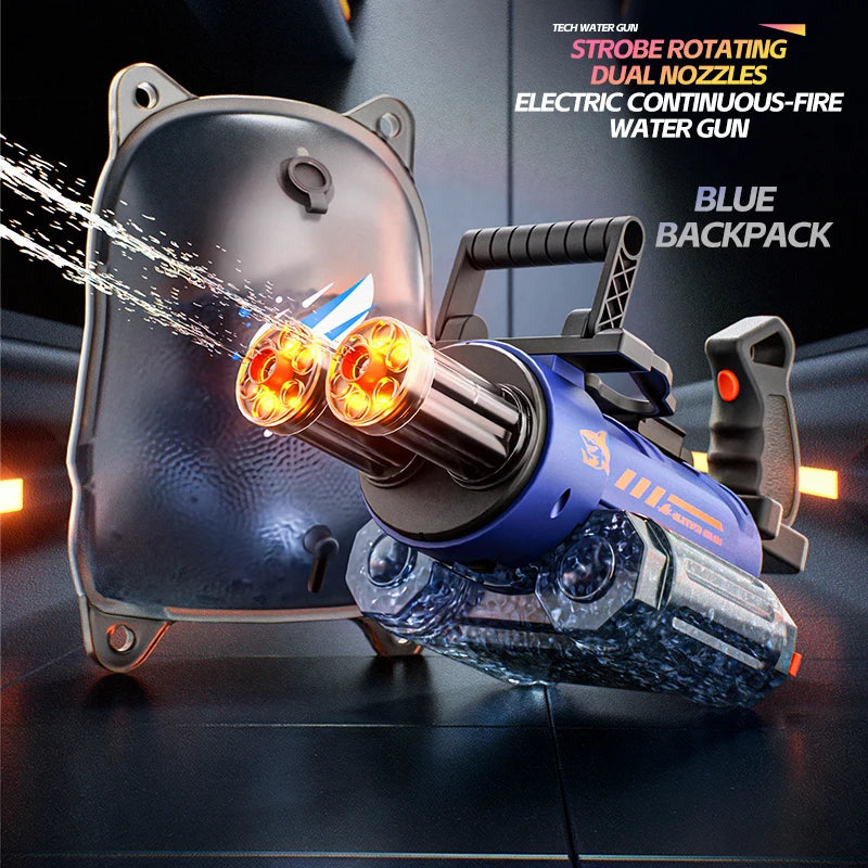Electric Water Blaster – Dual Nozzle Rapid-Fire Water Gun
