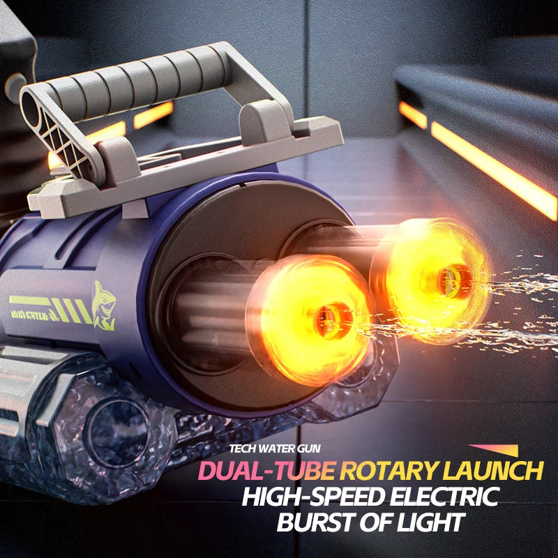 Electric Water Blaster – Dual Nozzle Rapid-Fire Water Gun