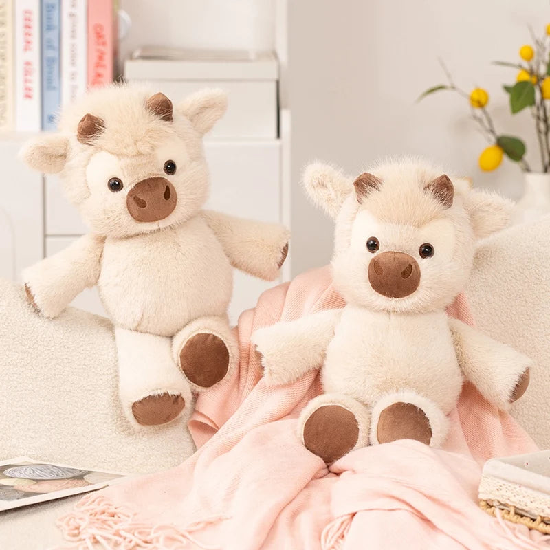 Adorable Highland Cattle Plush Toy