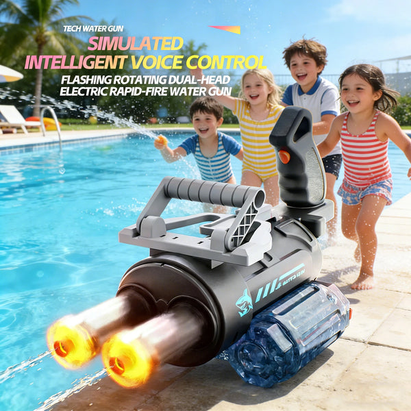 Electric Water Blaster – Dual Nozzle Rapid-Fire Water Gun