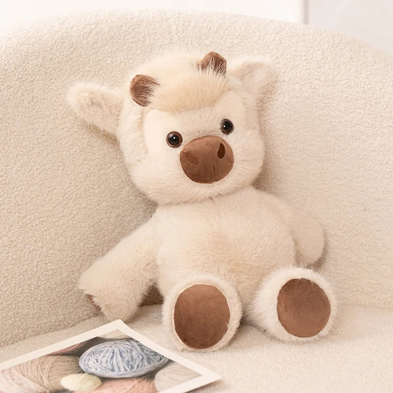Adorable Highland Cattle Plush Toy